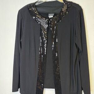 MSK Black Women's Cardigan